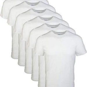 White Gildan Softstyle 6400 T-Shirts (Set of 5 - Size L or XL)